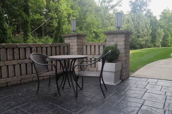 Concrete Patio Stamping in Broomfield