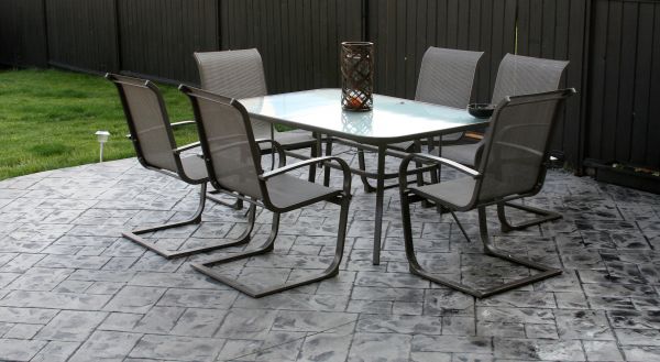 Backyard Concrete Stamping Service